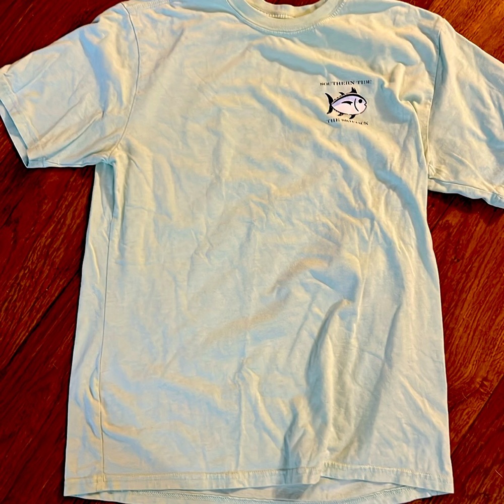 Light green Southern Tide skipjack t-shirt